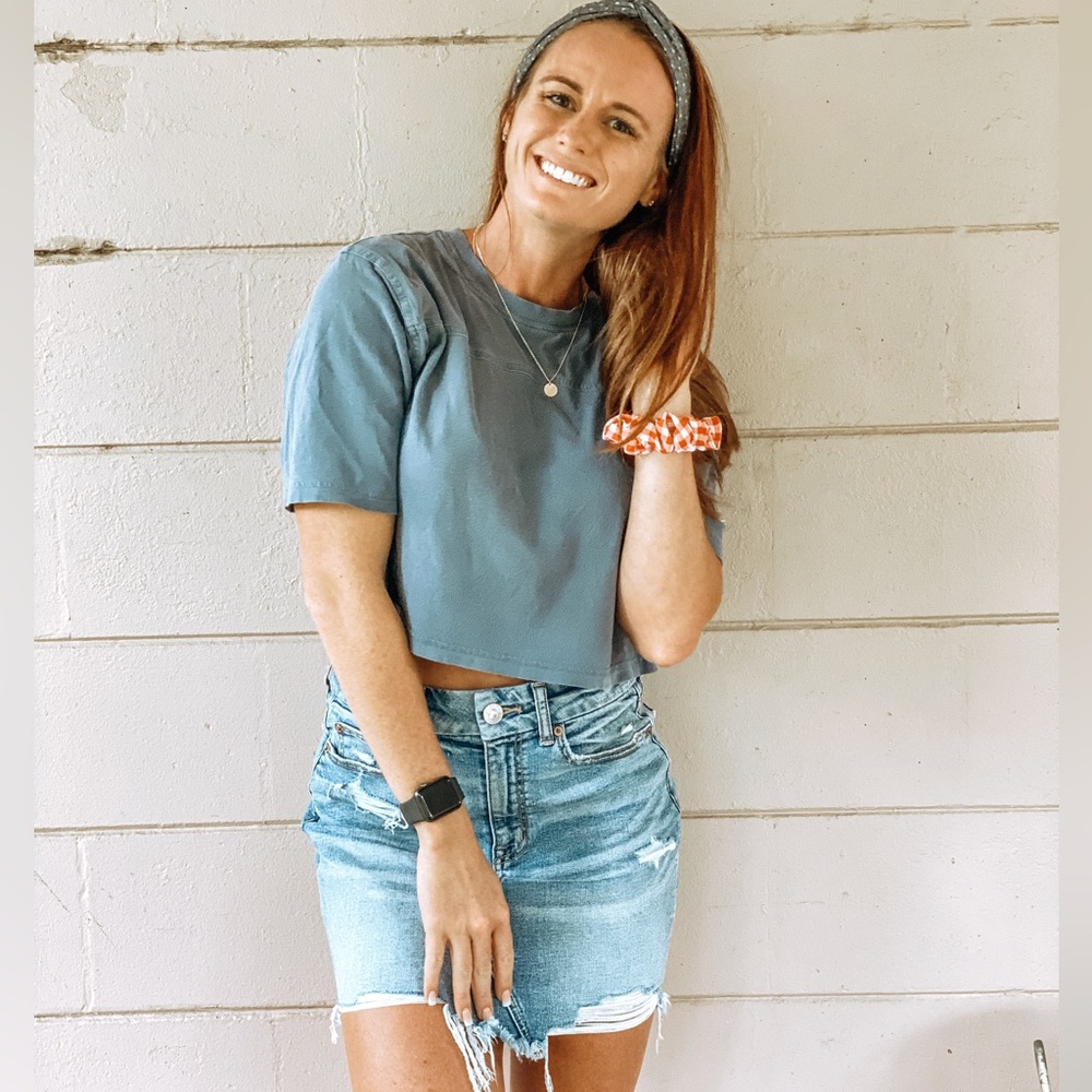 American Eagle Super Stretch Denim Skirt